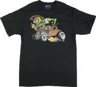 Pizz Zombie Rod T-Shirt Image