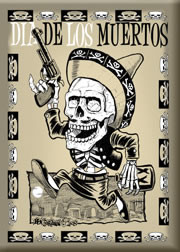 Von Strawn Muertos Fridge Magnet Image