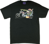 Von Franco Monster Biker T Shirt Image