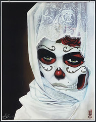 Gustavo Rimada White Veil Hand Signed Print Image