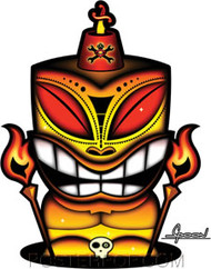 Chico Von Spoon Tiki Sticker Image