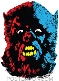 Ben Von Strawn Wolfman London Sticker Image