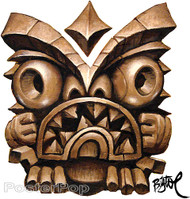 BigToe Agrro Tiki Sticker Image