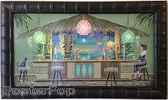 Aaron Marshall Tiki Bar Limited Edition Fine Art Print Framed Image