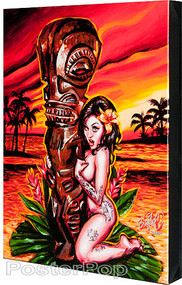 BigToe Tiki Maiden Fine Art Print Image