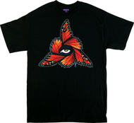 Gustavo Rimada Monarch T Shirt, Orange, Butterflies, Wings, Eye