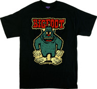 Ben Von Strawn Bigfoot T-Shirt, Sasquatch, Big Tennis Shoes, Cartoon, Monster