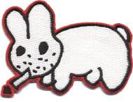 Kozik Smoking Bunny Patch Image