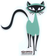 SHS122 Shag Siamese Kitten Sticker