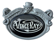 VRB04 Vince Ray Logo Sculpted Pewter Belt Buckle image