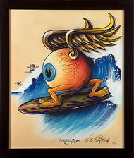 Von Franco Surfing Eyeball Fine Art Print Image