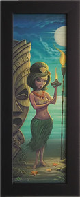 AMG01 Aaron Marshall Hula Girl Fine Art Print