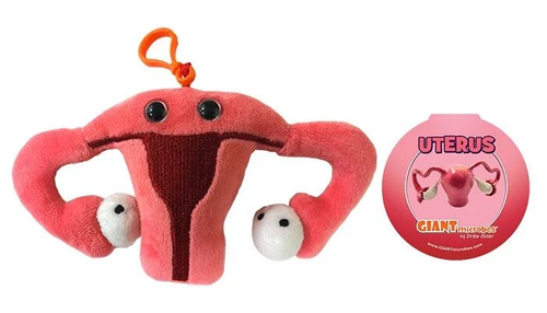 Uterus Key Chain