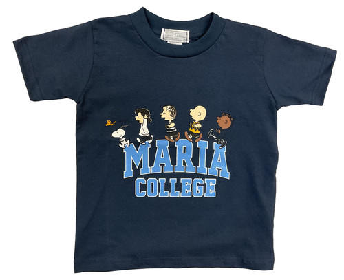 Peanuts Gang Youth T-Shirt Navy