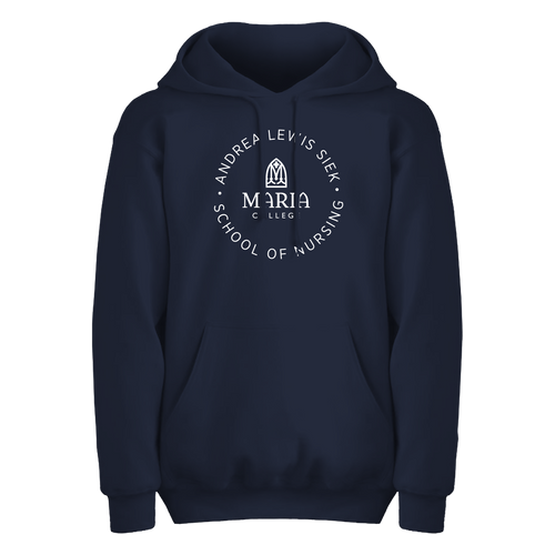 Navy Hoodie Andrea Lewis Siek School of Nursing