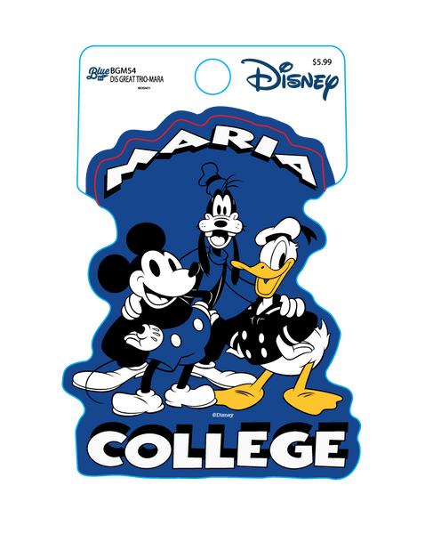Disney Great Trio, Mickey,Goofy and Donald duck