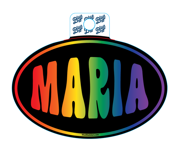 Rainbow Oval Screen Maria