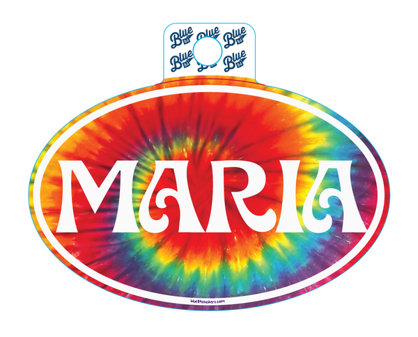 Tie Die Oval Maria