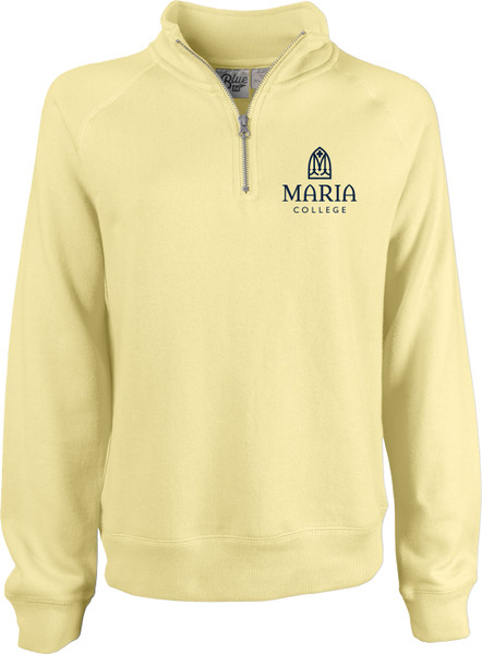 Ladies Sanded Fleece 1/4 Zip (NL) Butter 