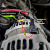 Mechman High Output 370 Amp Blue Billet Alternator For 14-18 GM Silverado Sierra Suburban Tahoe Escalade