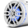 DS18 Audio DS18 HYDRO NXL-X6TP/WH 6.5 Marine Water Resistant Wakeboard Tower Speakers with Integrated RGB LED Lights 300 Watts - White