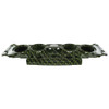 DS18 Audio DS18 JK-SBAR/CMGR Exclusive Overhead Audio Bar System for JK/JKU Jeeps 4x 8 Speakers 4x Tweeters 2x Drivers Camo Green