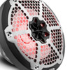 DS18 Audio DS18 HYDRO NXL-8M/BK 8 2-Way Marine Water Resistant Speakers with Integrated RGB LED Lights 375 WattsvBlack