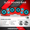 DS18 Audio DS18 Jeep JL / JT Gladiator Plug And Play Loaded Soundbar Combo