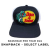 Down4Sound TEAM D4S BASSHEAD PRO Select Label SNAP BACK with MESH CURVED BILL Hat