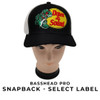 Down4Sound TEAM D4S BASSHEAD PRO Select Label SNAP BACK with MESH CURVED BILL Hat