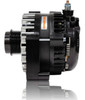  MECHMAN | E SERIES BILLET 250 AMP RACING ALTERNATOR FOR C7 CORVETTE - BLACK ANODIZED 