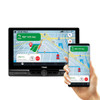 DS18 Audio 10.5" Floating Rotating Swivel Modular Touchscreen Mechless Single-DIN Headunit with Bluetooth, Mirror Link, USB, Gps and Android 10 (4x64GB) 