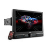 DS18 Audio 10.5" Floating Rotating Swivel Modular Touchscreen Mechless Single-DIN Headunit with Bluetooth, Mirror Link, USB, Gps and Android 10 (4x64GB) 