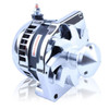 Mechman 320 Amp GM One Wire Alternator (12SI Bolt Pattern) With March Pulley /Fan - Polished 