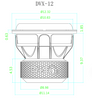 DOWN4SOUND | DVX 12" SUBWOOFER | D4 | 1700W RMS