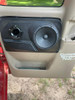 DOWN4SOUND PODS DOWN4SOUND Single 6.5" and Single Tweeter Speaker Pods for the Rear Door of a 00-06 Chevrolet Silverado-GMC Sierra Extended Cab Manual Window 