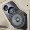 DOWN4SOUND PODS DOWN4SOUND Flangeless Single 6.5" and Single 3.5" and Single Tweeter Speaker Pods for the Front Door of a 00-06 GM Full Size Truck 