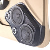 DOWN4SOUND PODS DOWN4SOUND Dual 6.5" and Dual Tweeter Speaker Pods for the Front Door of a 06-07 Hummer H3