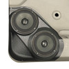 DOWN4SOUND PODS DOWN4SOUND Dual 6.5" Speaker Pods for the Front Door of a 07-09 Chevrolet Silverado-GMC Sierra Lower Handle Manual Window