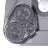 DOWN4SOUND PODS DOWN4SOUND Dual 6.5" and Single 3.5" Speaker Pods for the Front Door of a 07-11 Honda CRV 4 Door