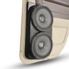 DOWN4SOUND PODS DOWN4SOUND Dual 8" Speaker Pods for the Rear Door of a 09-18 Dodge Ram-Dodge Ram Extended Cab
