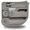 DOWN4SOUND PODS DOWN4SOUND Single 8" and Single Tweeter Speaker Pods for the Rear Door of a 14-18 Chevrolet Silverado-GMC Sierra Crew Cab
