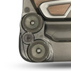 DOWN4SOUND PODS DOWN4SOUND Dual 6.5" and Single 3.5" Speaker Pods for the Rear Door of a 15-24 Nissan Titan Crew Cab