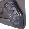 DOWN4SOUND PODS DOWN4SOUND Dual 6.5", Dual Tweeter Speaker Pods for the Front Door of a 23-25 Chevrolet Silverado-GMC Sierra