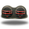 DOWN4SOUND PODS DOWN4SOUND Custom Speaker Pods Brand - Dual Tweeter Universal Angled Speaker Pods for any flat mounting location