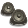 DOWN4SOUND PODS DOWN4SOUND Custom Speaker Pods Brand - Single 6.5" Universal Angled Speaker Pods for any flat mounting location