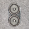DOWN4SOUND PODS DOWN4SOUND Custom Speaker Pods Brand - Dual 6.5" Universal Flat Speaker Pods for any flat mounting location
