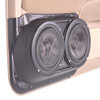  DOWN4SOUND PODS | DUAL 6.5" FRONT DOOR SPEAKER PODS FOR THE 2000-2003 TOYOTA TUNDRA MANUAL/ELECTRIC WINDOW 