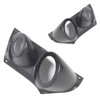  DOWN4SOUND PODS | 3.5" + 2" A-PILLAR SPEAKER PODS FOR THE 2001-2005 HONDA CIVIC 2 DOOR COUPE 
