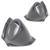  DOWN4SOUND PODS | 3.5" A-PILLAR SPEAKER PODS FOR THE 2001-2005 HONDA CIVIC 2 DOOR COUPE 